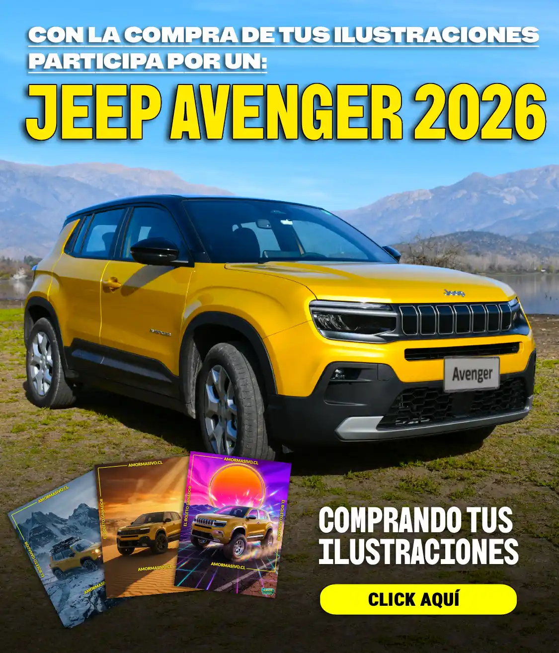 Jeep Avenger en el Cajón del Maipo