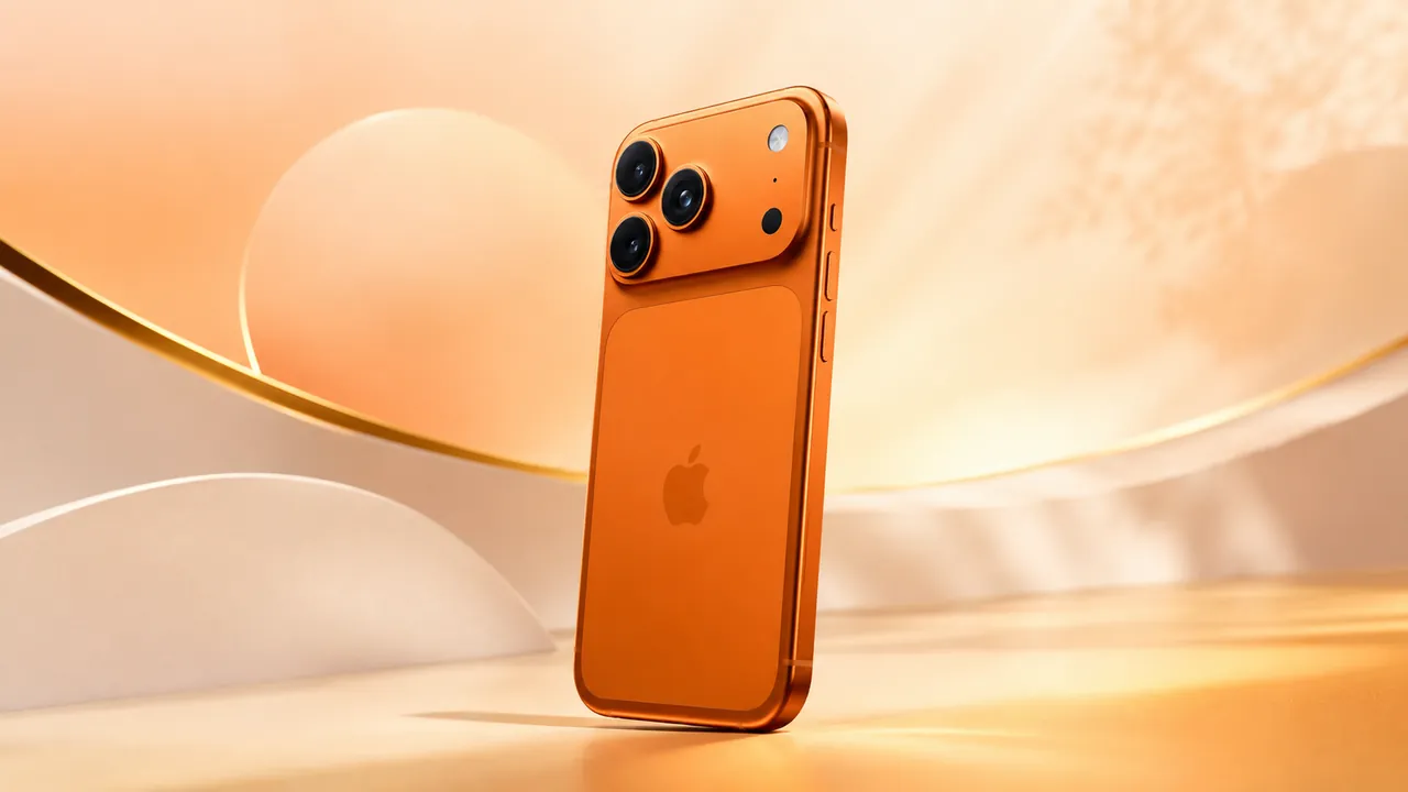 iPhone 17 Pro de 256 GB sobre fondo neutro